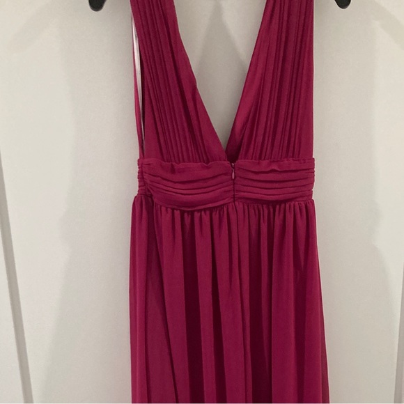 Lulus Empire Waist Pleated Chiffon Gown - worn once! - Picture 5 of 6